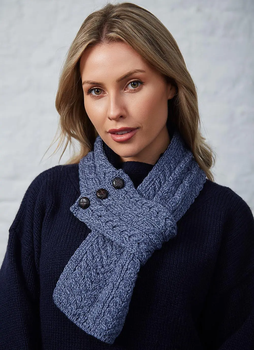 Merino Aran Loop Scarf